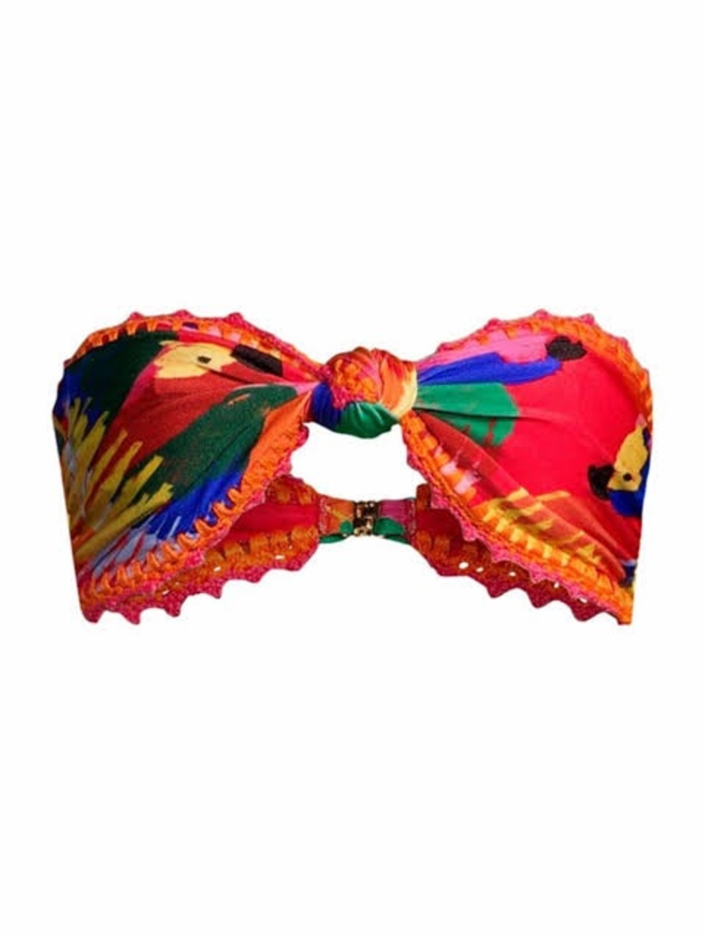 FARM Rio Macaw Party Bandeau Bikini Top
